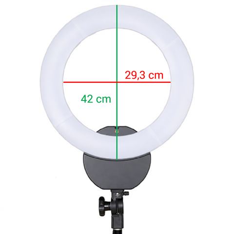 Linkstar Bi-Color LED Ringlampe Dimmbar RLE-322VC auf 230V – Bild 2