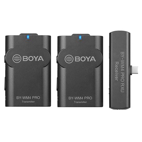 Boya 2.4 Ghz Dual Lavalier-Mikrofon Drahtlos BY-WM4 Pro-K6 für Android