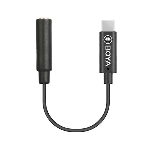 Boya Universal Adapter BY-K4 3,5mm TRRS zu USB-C – Bild 2