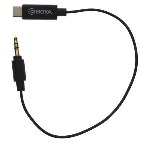 Boya Universal Adapter BY-K2 3,5mm TRS zu USB-C – Bild 3