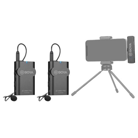 Boya 2.4 Ghz Dual Lavalier-Mikrofon Drahtlos BY-WM4 Pro-K4 für iOS – Bild 4