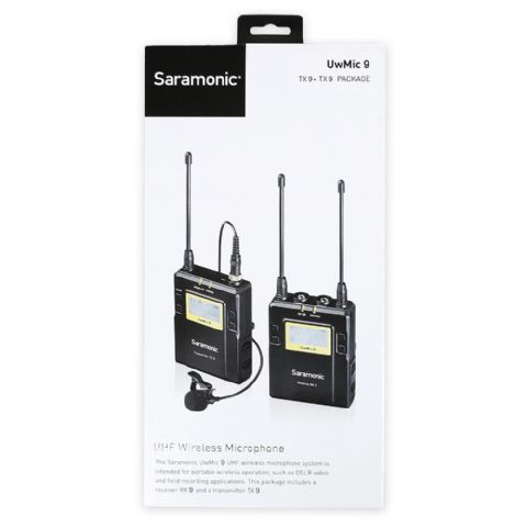 Saramonic Lavalier-Mikrofon Set UwMic9 TX9 + RX9 UHF Drahtlos – Bild 4