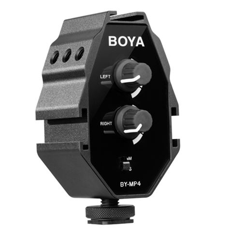 Boya Audio Adapter BY-MP4 für Smartphone, DSLR Kameras, Camcorder – Bild 4