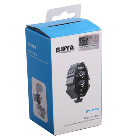 Boya Audio Adapter BY-MP4 für Smartphone, DSLR Kameras, Camcorder – Bild 5