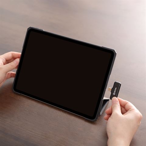 Boya 2.4 Ghz Krawatten-Mikrofon Drahtlos BY-WM3T2-D2 für iOS – Bild 6