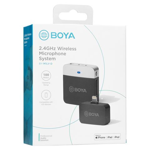 Boya 2.4 Ghz Krawatten-Mikrofon Drahtlos BY-M1LV-D für iOS – Bild 5