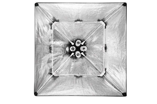 Linkstar Tageslichtlampe SLH4-SB5050 + Faltbare Softbox 50x50 cm – Bild 2